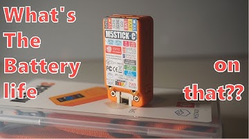 How long does the battery last on the M5StickC? I test the battery life out, and see what gives.