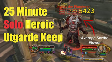 Solo Heroic Utgarde Keep