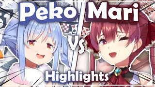 Pekora and Marine's hilariously chaotic Off-Collab 1v1 (Highlights)