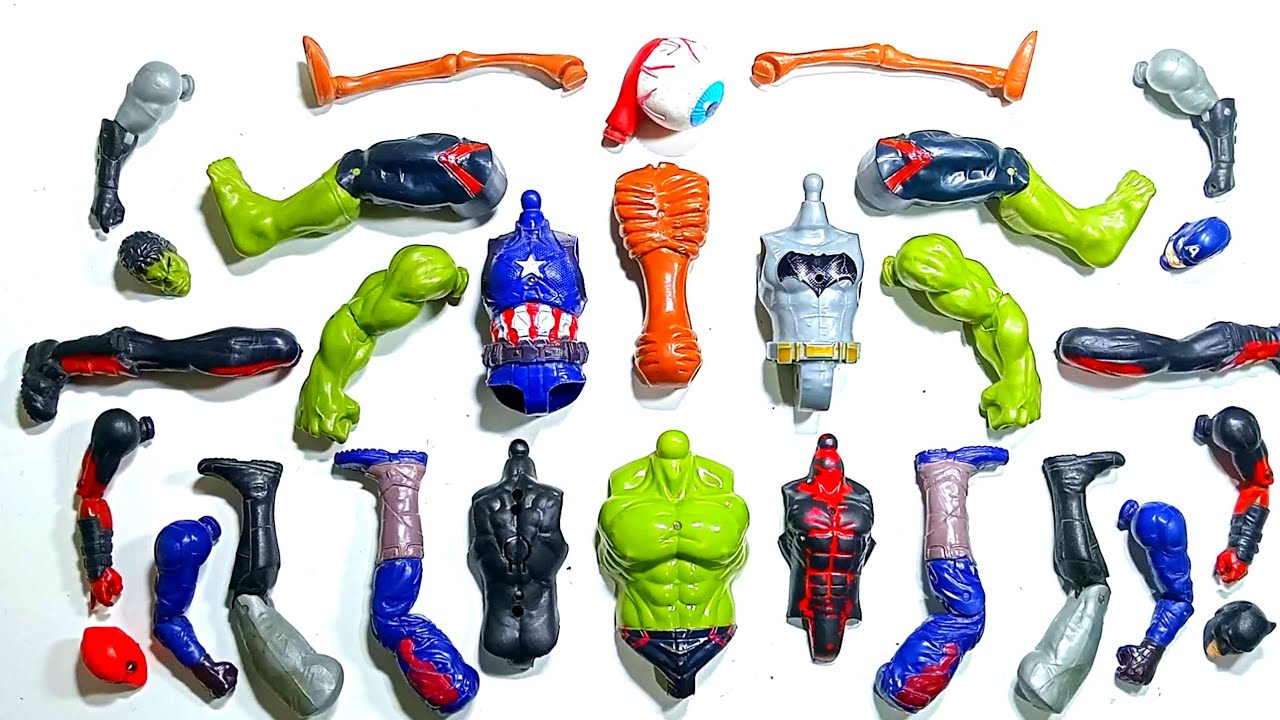 Captain America, Deadpool, & Batman/ avengers toys action action figure/ assembling
