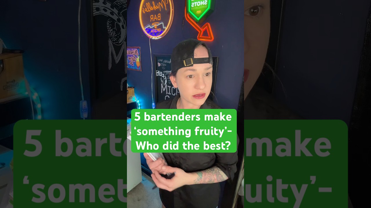 I Asked 5 Bartenders to Make Something Fruity… Who Did It Best? #barowner #bartender #interview