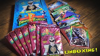 Unboxing POWER RANGERS TRADING CARDS From 1994!! | Unboxing & Review