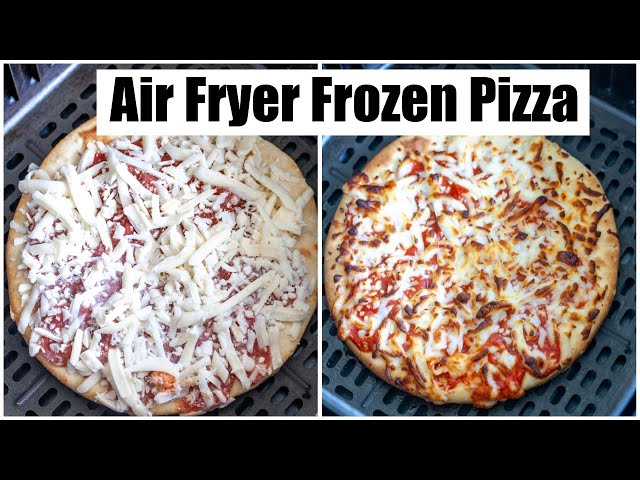 Frozen Pizza in Air Fryer - Aubrey's Kitchen