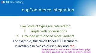 How the nopCommerce integration works - Qblue Inventory Management Software