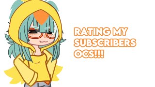 rating my subscribers ocs [] PART 1