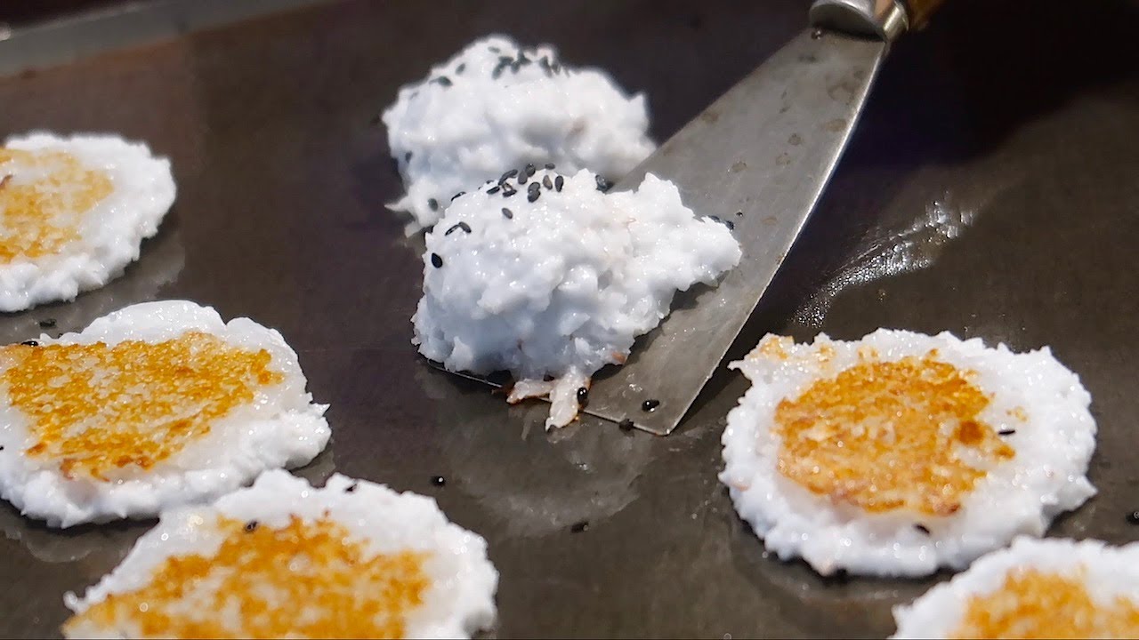 Crispy Coconut Mini Pancakes - Thai Street Food