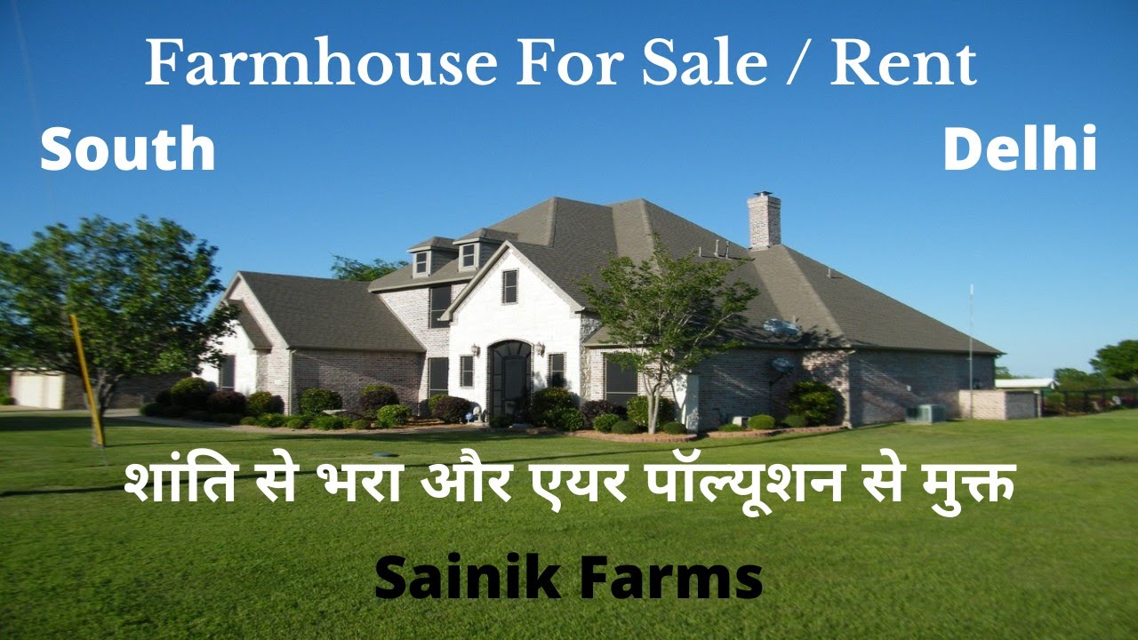 Farmhouse For Rent / Sale in Sainik Farms South Delhi Corner Location