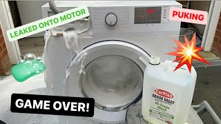 Beko WTG841B2W  FULL DESTRUCTION (OVERDOSE, OVERFILL, JUMPING GOES CRAZY!)