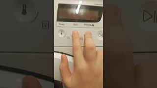 how to turn extra water on your Zanussi washing machine