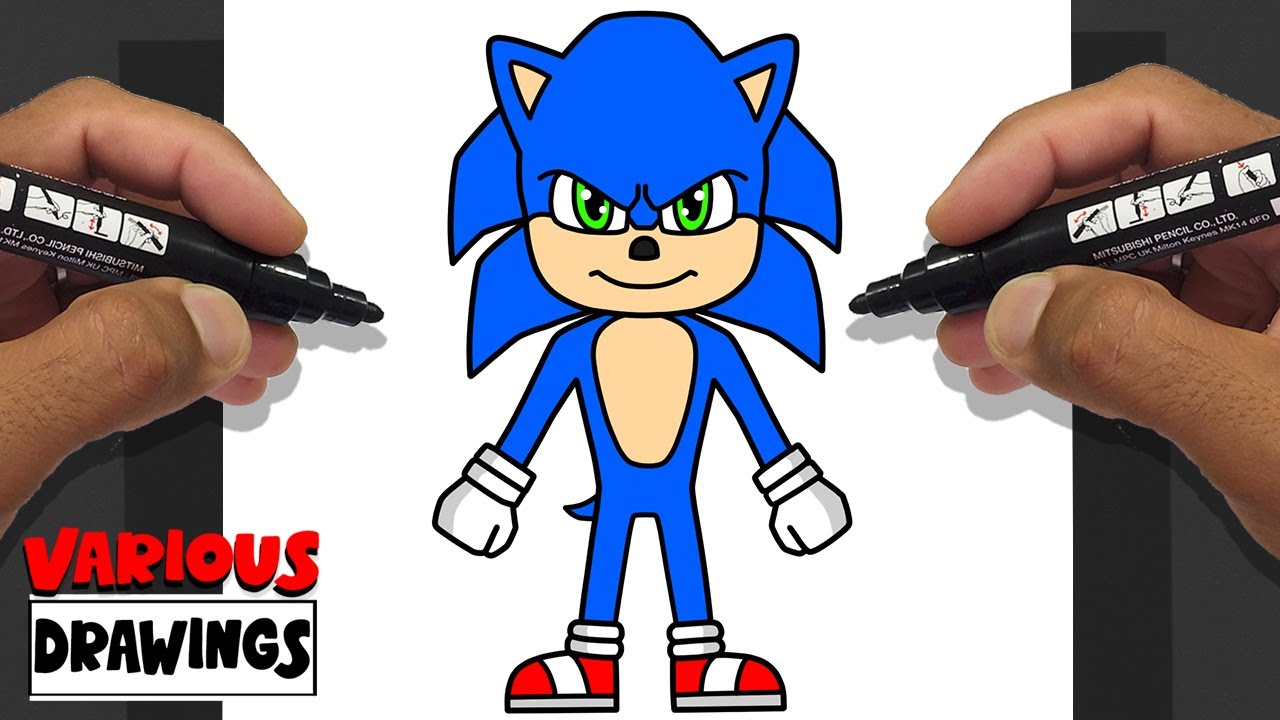 How To Draw SONIC 3 | The Hedgehog 3 - YouTube