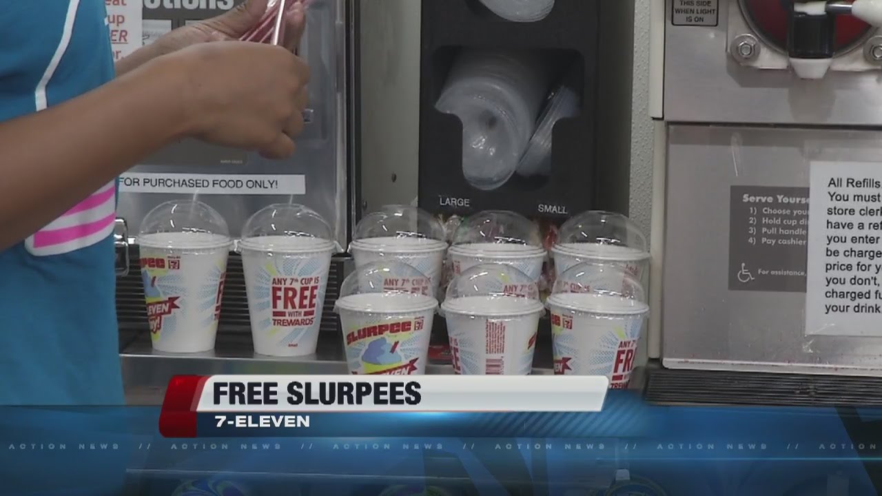 Grab a free Slurpee today in honor of 7/11!