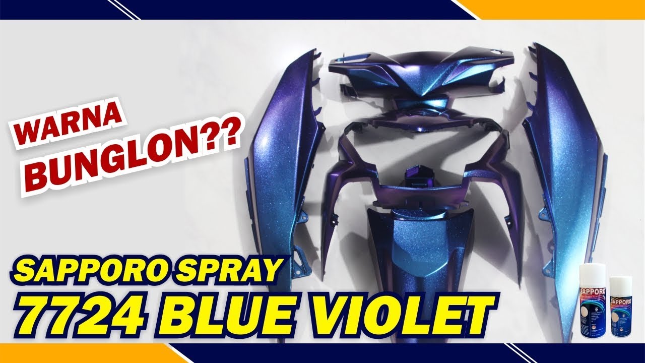  WARNA  BUNGLON APAAN TUH Sapporo Spray 7724 Blue Violet 