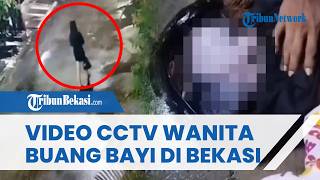 PELAKU TERCIDUK CCTV! Geger Penemuan Bayi di Tong Sampah Dalam Kresek di Bekasi