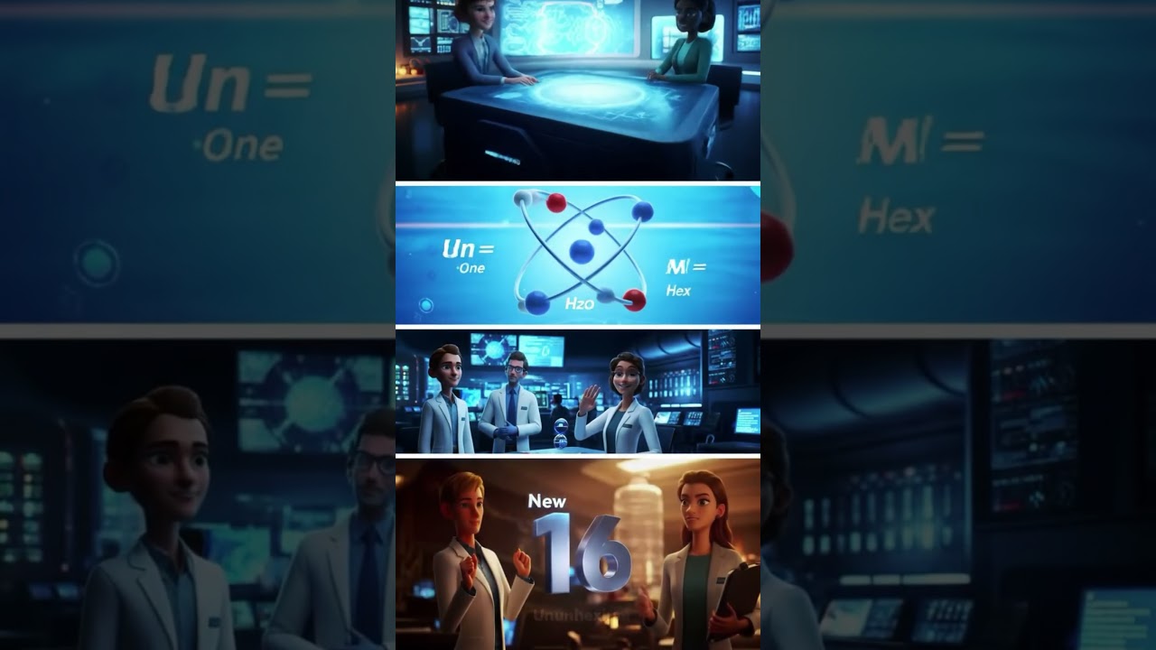 New elements and Naming! 