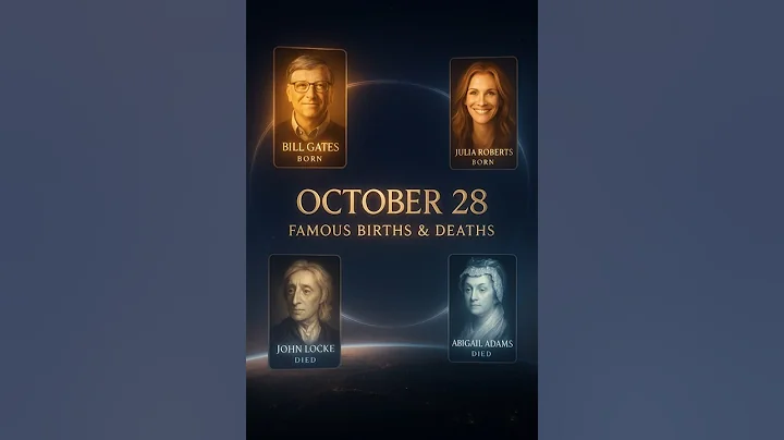 October 28 — celebrating the births & legacies of four influential figures.  #onthisday