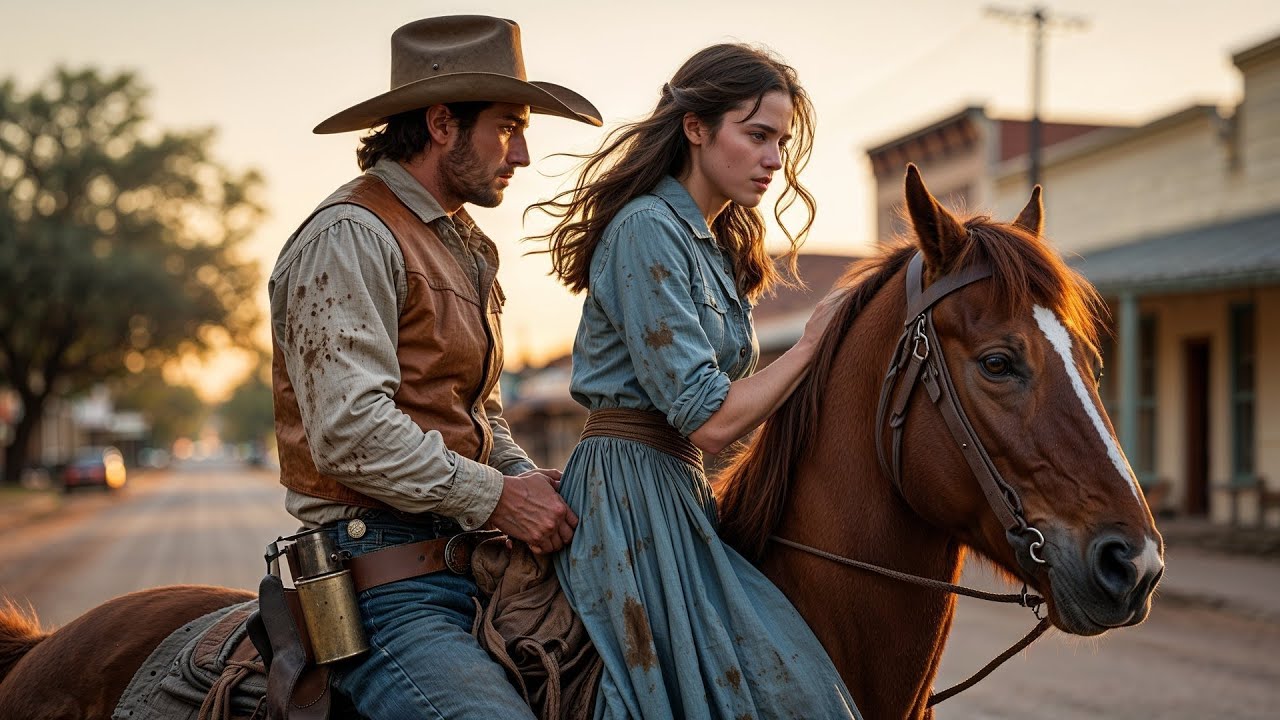 She Was Beaten for Refusing a Rancher’s Son, Cowboy Lifted Her Onto His Horse and Never Looked Back