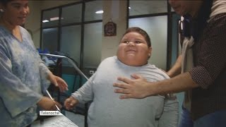 La lucha de Mateo, el chico de cinco años que pesa 112 kilos