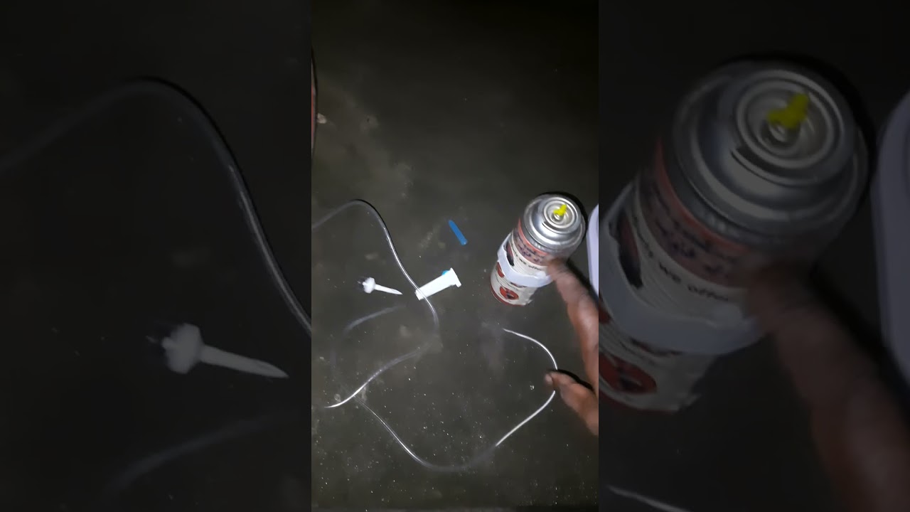 refill butane cannister using domestic cylinder (just for demo)