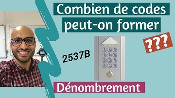 Digicode : Combien de codes peut-on former ?