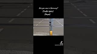 Are you new in Germany (traffic lights), (Ampel).