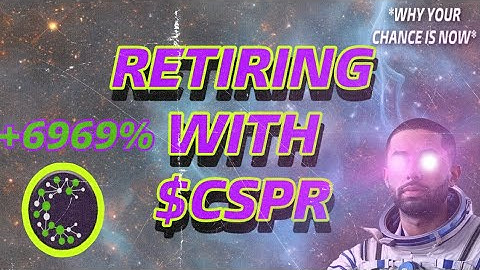 Using $CSPR to RETIRE! 🚀🚀🚀 #retirementplanning #caspernetwork