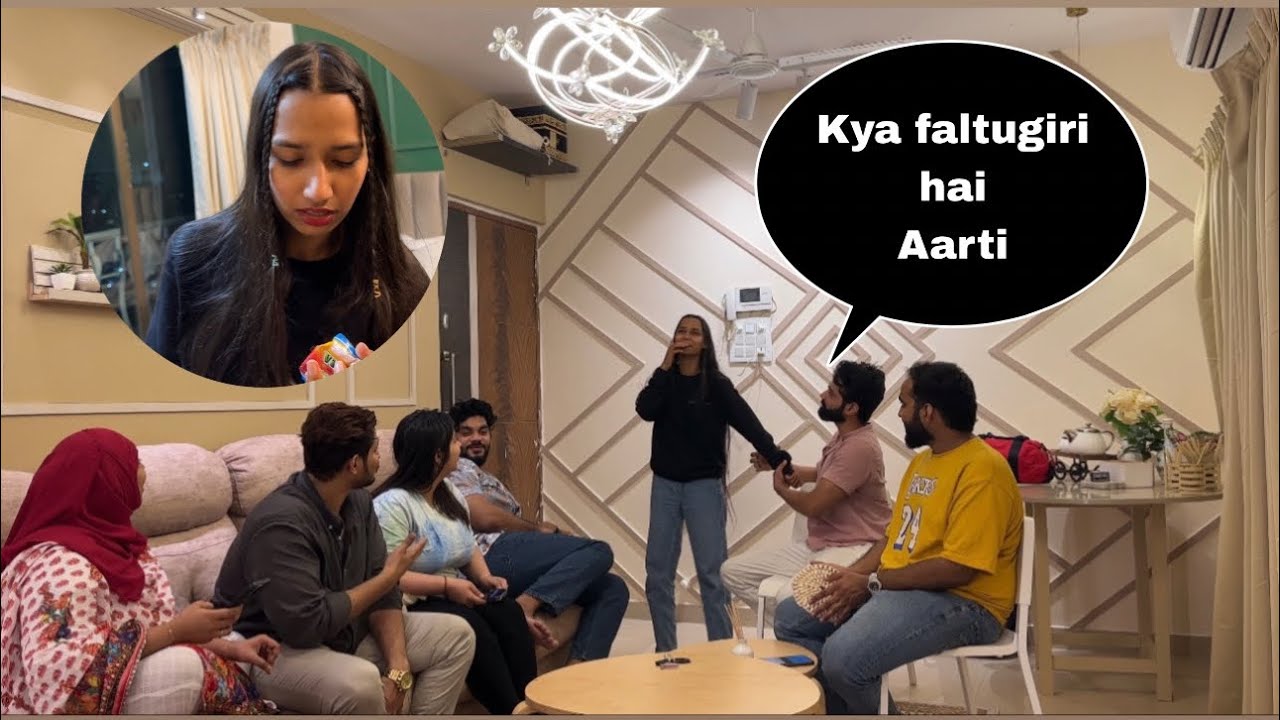 Aarti  gutka khaati hai | fokats huwe naraz | Aarti durr raho humlog se | Aarti vlogs |