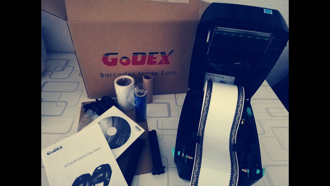 Godex RT700i Autónoma con Teclado | Impresora de cintas de corona