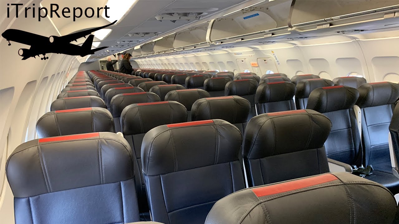 AMERICAN AIRLINES AIRBUS エアバス A320 American A320 First Class Review - YouTube