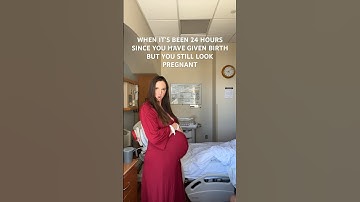 When you still look pregnant after giving birth