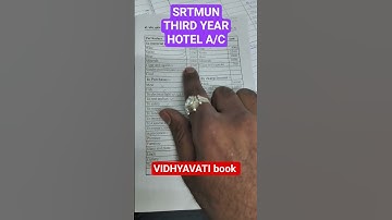 B. Com TY SRTMUN WHY PROBLEM NOT TALLY #srtmun #bcom #HOTELAccounting #semester