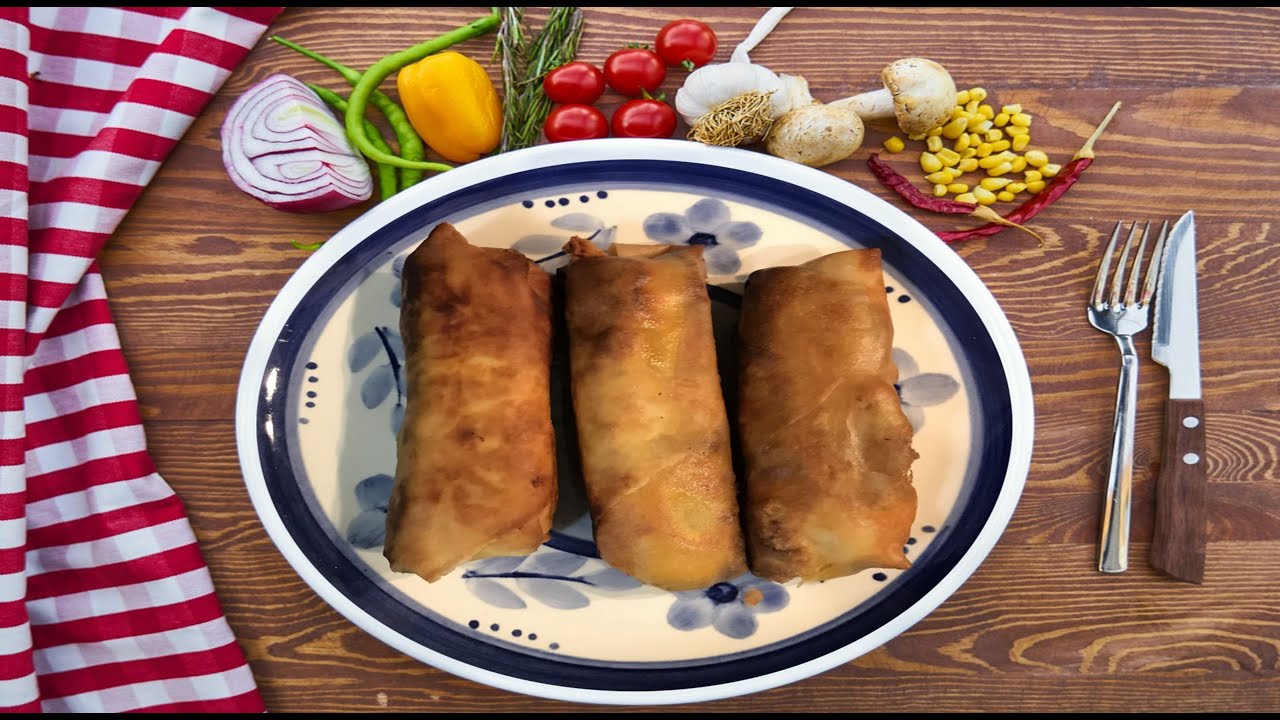 ‘How to Make Simple & Easy Breakfast /SausageEgg Rolls with Cheese