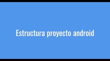 Estructura proyecto android