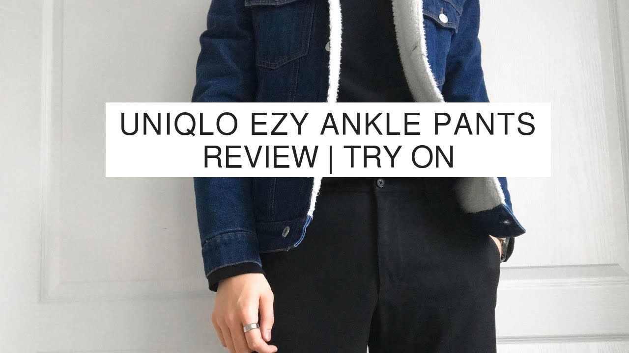 UNIQLO EZY Ankle Pants Review, Try On