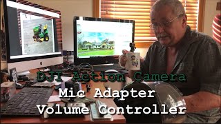 DJI Action Cam. Mic Volume Controller.