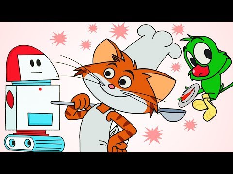 Kedi Ve Papağancık | Ev  İşleri | Çocuk Çizgi Filmleri | Chotoonz TV Türkçe ÇizgiFilm