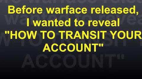 warface Account migration