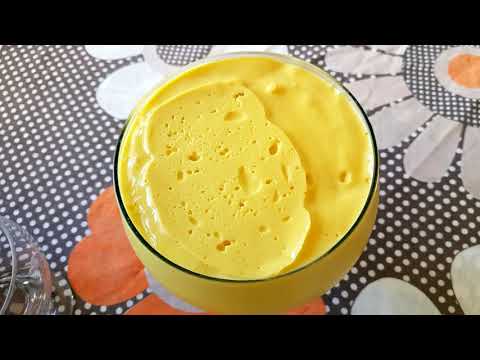 O MOUSSE DE MANGA PERFEITO | POUCOS INGREDIENTES