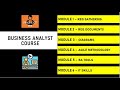 Business analyst course in 6 hours  business analyst training for beginners 