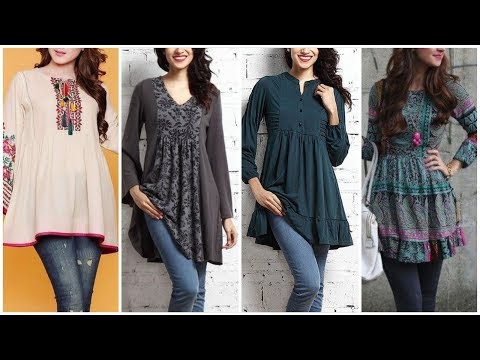 3/4th Sleeve Stylish Denim Kurti, Machine wash at Rs 300 in Mumbai | ID:  21404687773