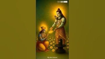 Divine Blessing: Lord Shiva Grants Sudarshan Chakra to Lord Krishna