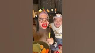 ASMR DARI EMOJI!😆🍗🍳 MAJUT x BOCIL SINTING!!🤣🤣🤣 #lucu #comedy #family