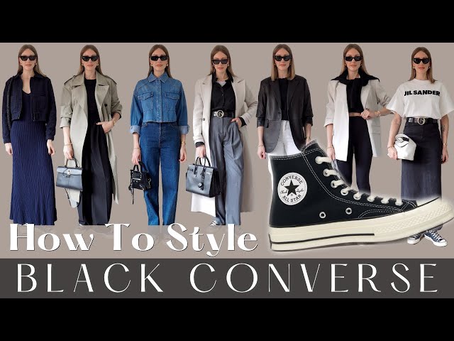 Chic outfits with Converse shoes - Yourstyleover40 EN