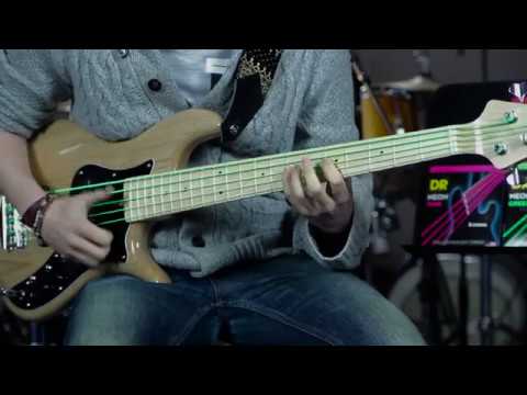 Dr Strings Neons For Bass Youtube