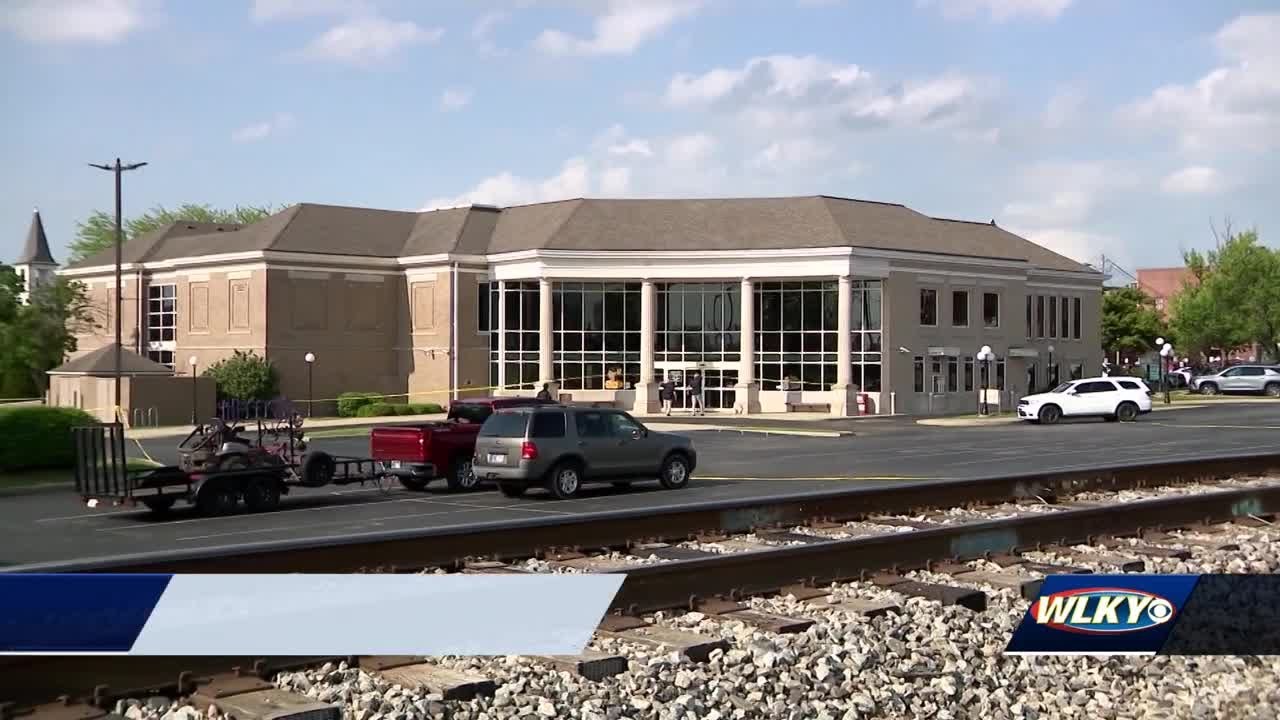 Southern Indiana library employee injured by shotgun fragment after shooter opened fire