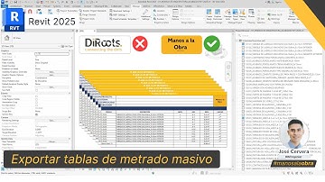 DYNAMO 2025 - EXPORTAR TABLAS DE METRADO DE FORMA MASIVA CON UN CLICK 👨‍🏫