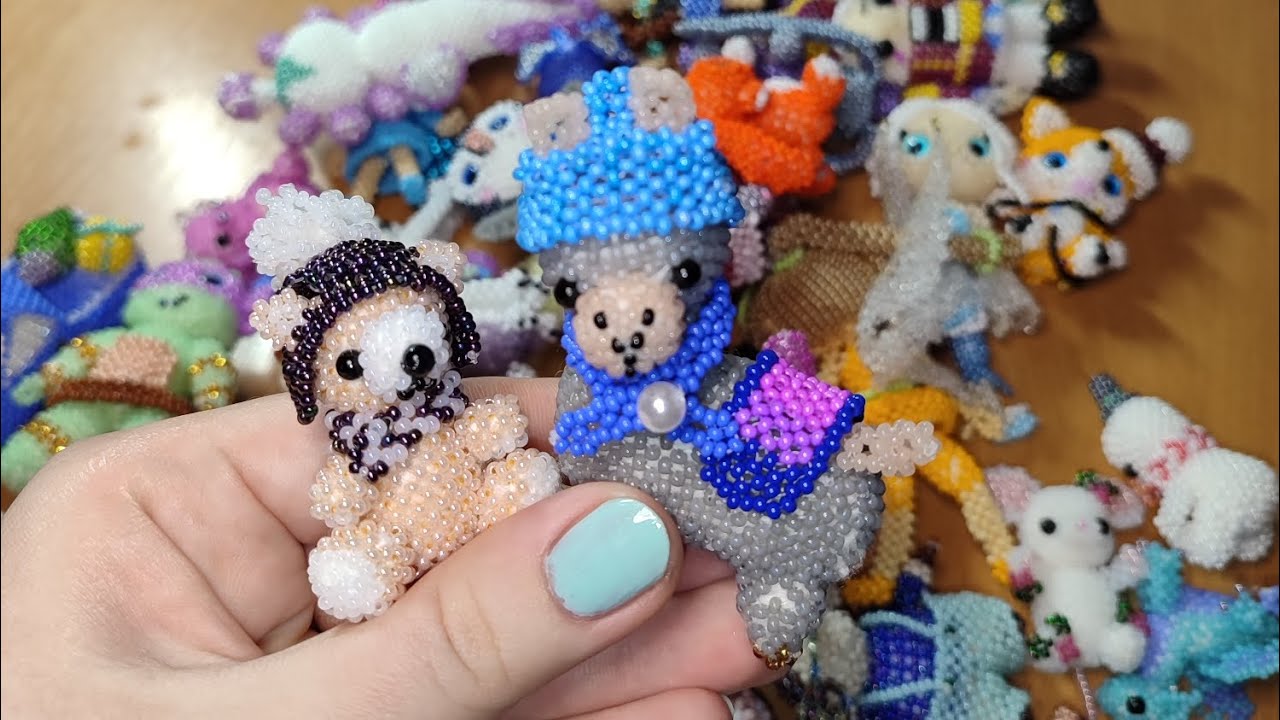 🍓💕обзор амигуруми из бисера💕🍓 