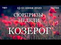 КОЗЕРОГ.  Недельный  (15-21 июня 2020) таро прогноз. Гадание на Ленорман. Тароскоп.