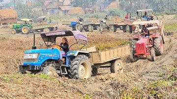 Jcb 3dx Xpert Loading Field Mud Tractor | Mahindra | Swaraj 744 John | Deere Sonalika | Eicher 380