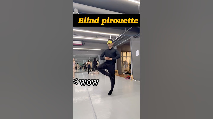 Blind pirouette / Success or Fail.         (눈 가리고 턴 돌기)#ballet #dance