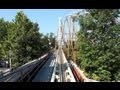 Powder keg roller coaster front seat pov silver dollar city